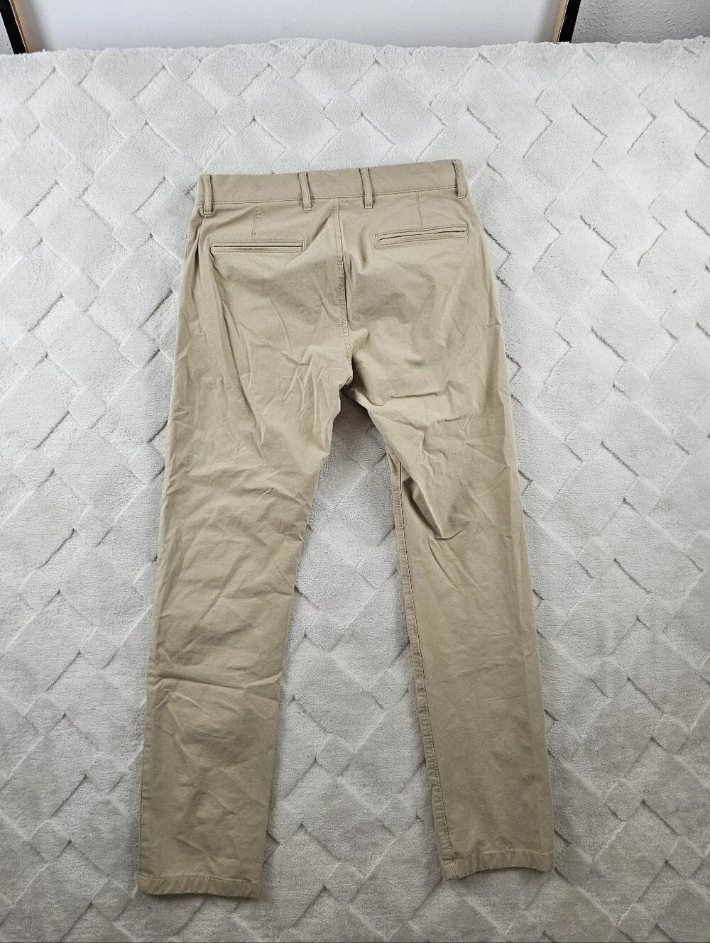 J. Crew 484 Slim-fit tech Pant Mens 29x28 Beige Chino Flat Front Preppy